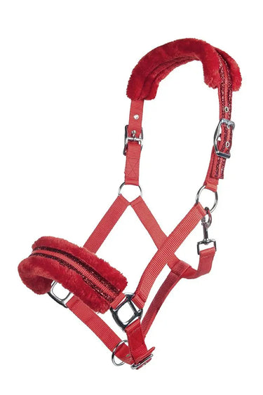 HKM Nylon Head Collar Glitter Polar Fleece Lining| Online For Equine