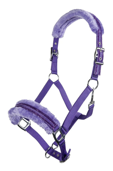 HKM Nylon Head Collar Glitter Polar Fleece Lining| Online For Equine