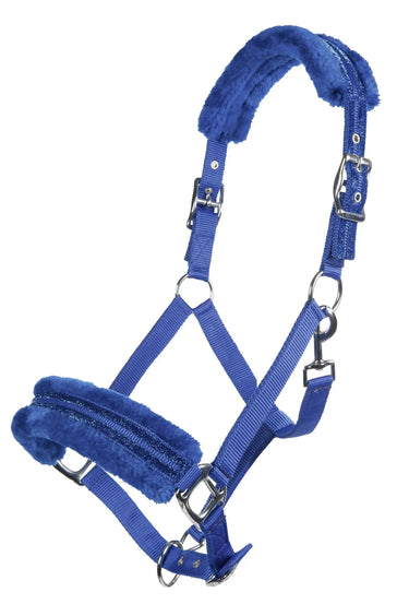 HKM Nylon Head Collar Glitter Polar Fleece Lining| Online For Equine
