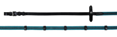 HKM Reins, Interwoven with Rubber Colour| Online For Equine