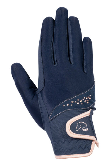 HKM Riding Gloves Rosegold Glamour Style| Online For Equine