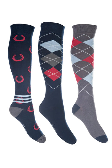 HKM Riding Socks Cardiff Set of 3| Online For Equine