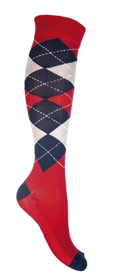 HKM Riding Socks Check Classico| Online For Equine