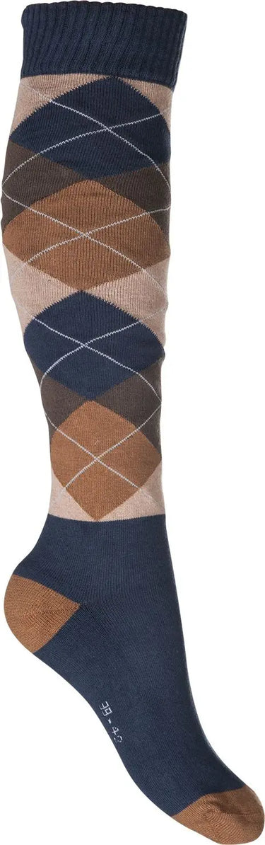 HKM Riding Socks Checked Warming Up| Online For Equine