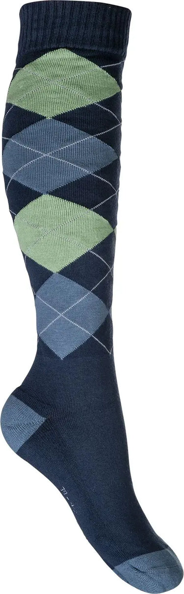 HKM Riding Socks Checked Warming Up| Online For Equine