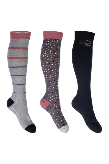 HKM Riding Socks Miami Set of 3| Online For Equine