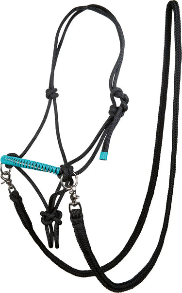HKM Rope Halter Deko with Reins| Online For Equine