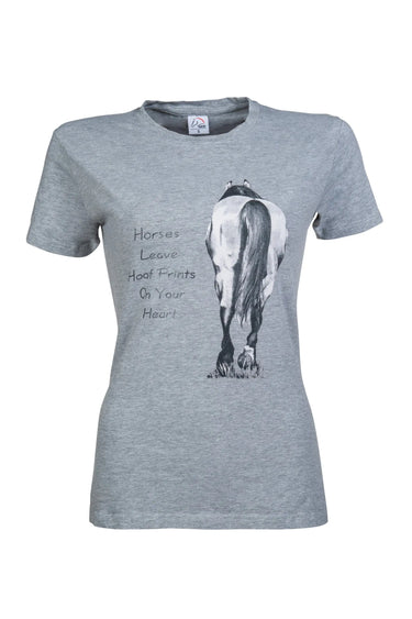 HKM T Shirt Horses Leaves Hoofprints| Online For Equine