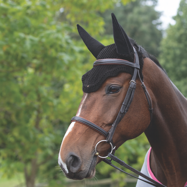 Equetech Horse Soundless Ear Net Hood Bonnet