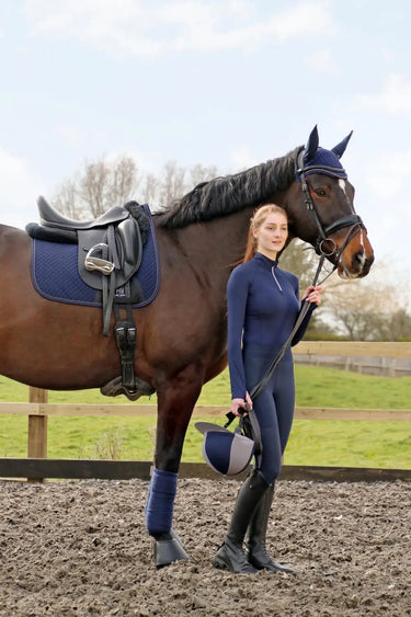 HY Sport Active Dressage Saddle Pad Midnight Navy| Online For Equine