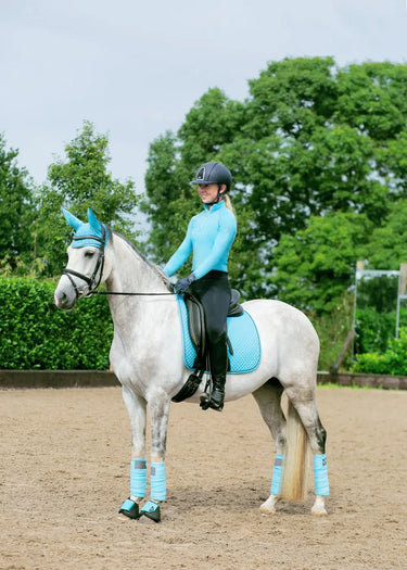HY Sport Active Dressage Saddle Pad Sky Blue| Online For Equine