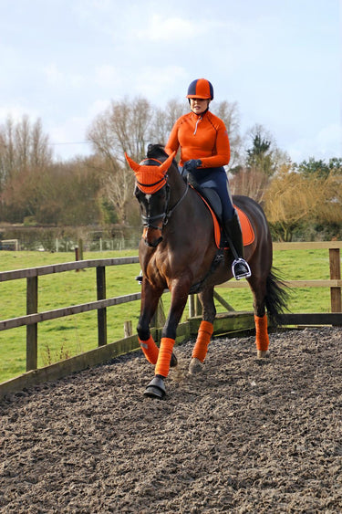 HY Sport Active Dressage Saddle Pad Terracotta Orange| Online For Equine
