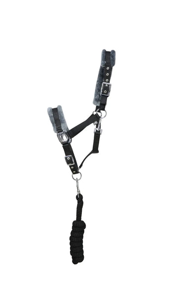 HY Sport Active Head Collar & Lead Rope Black| Online For Equine