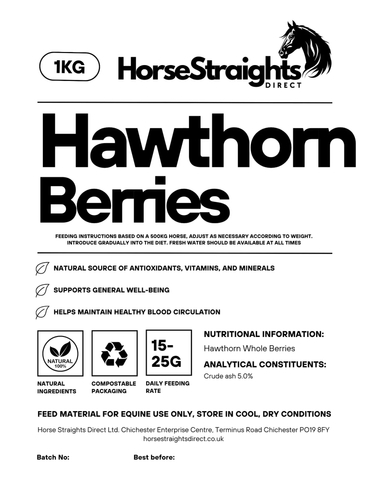 Hawthorn Whole Berries| Online For Equine