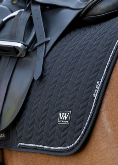 Woof Wear Black Herringbone Saddle Dressage Pad