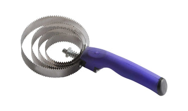 Hippotonic Soft Round Metallic Currycomb With Handle| Online For Equine
