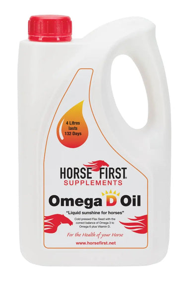 Buy Horse First Omega D Oil| Online for Equine