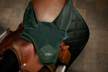 Horseware Ireland AA Ear Net Hunter Green| Online For Equine