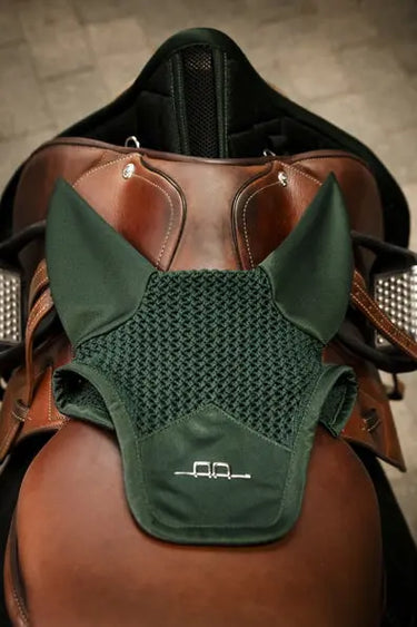 Horseware Ireland AA Ear Net Hunter Green| Online For Equine