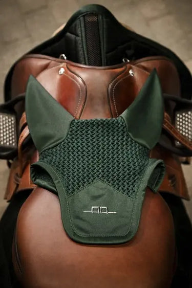 Horseware Ireland AA Ear Net Hunter Green| Online For Equine