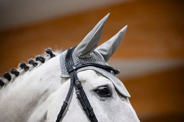Horseware Ireland AA Ear Net Silver Slate| Online For Equine