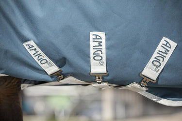 Buy Horseware Ireland AmEco Bravo 12 Plus Lite 100g Detachable Neck Turnout Rug (Disc Front)| Online for Equine