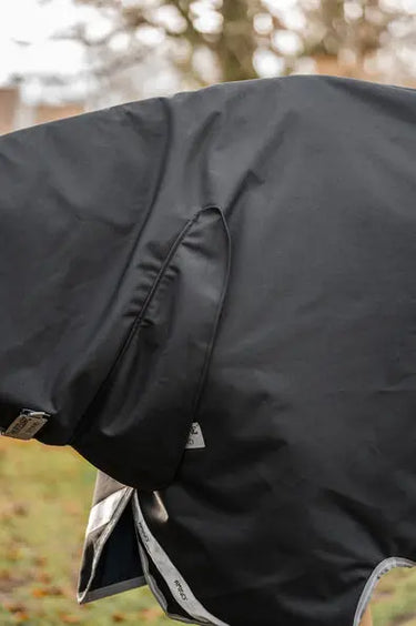 Horseware Ireland Amigo 1200D Integrated Turnout Rug 250G Black / Titanium Grey & Silver| Online For Equine