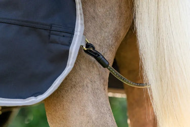 Horseware Ireland Amigo 1200D Plus Pony Turnout Rug 250G Black / Titanium Grey & Silver| Online For Equine