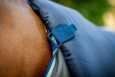 Horseware Ireland Amigo 1200D Plus Turnout Rug 400G Navy / Titanium Grey & Silver| Online For Equine