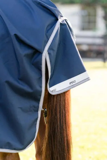 Horseware Ireland Amigo 1200D Turnout Rug 0G Navy / Titanium Grey & Silver| Online For Equine