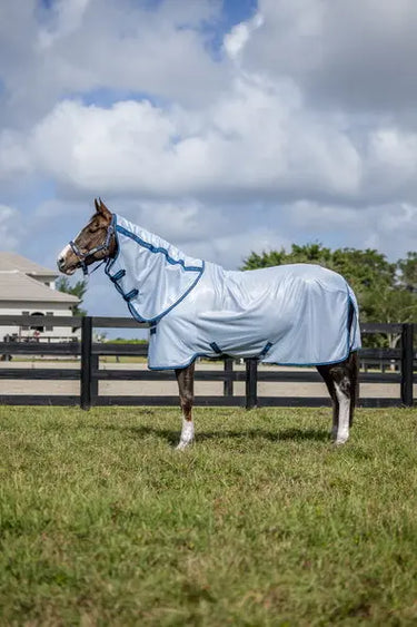 Horseware Ireland Amigo Bug Rug Plus Rug Azure Blue / Navy & Electric Blue| Online For Equine