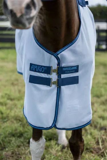 Horseware Ireland Amigo Bug Rug Plus Rug Azure Blue / Navy & Electric Blue| Online For Equine