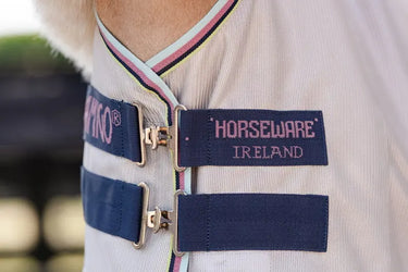 Horseware Ireland Amigo Bug Rug Plus Rug Petite Silver / Lime, Navy, Pink & Blue| Online For Equine