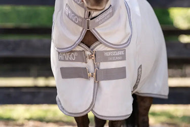 Horseware Ireland Amigo Bug Rug Plus Rug Petite Silver / Titanium Grey & Silver| Online For Equine