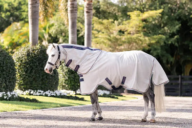 Horseware Ireland Amigo Bug Rug Plus Rug Pony Silver / Lime, Navy, Pink & Blue| Online For Equine
