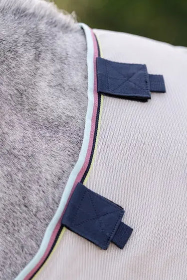 Horseware Ireland Amigo Bug Rug Plus Rug Pony Silver / Lime, Navy, Pink & Blue| Online For Equine