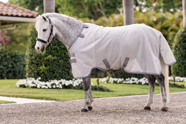 Horseware Ireland Amigo Bug Rug Plus Rug Pony Silver / Titanium Grey & Silver| Online For Equine