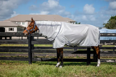 Horseware Ireland Amigo Bug Rug Xl Plus Rug Silver / Titanium Grey & Silver| Online For Equine