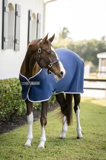 Horseware Ireland Amigo Jersey Pony Cooler Navy / Titanium Grey & Silver| Online For Equine