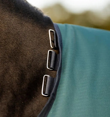 Horseware Ireland Amigo Ripstop 900D Pony Turnout Rug 0G Dynasty Green / Navy & Silver| Online For Equine