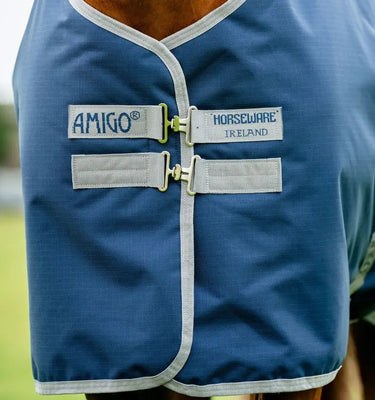 Horseware Ireland Amigo Ripstop 900D Turnout Rug 0G Navy/ Titanium Grey| Online For Equine