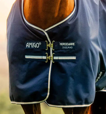 Horseware Ireland Amigo Ripstop 900D Turnout Rug 0G Navy/ Titanium Grey| Online For Equine