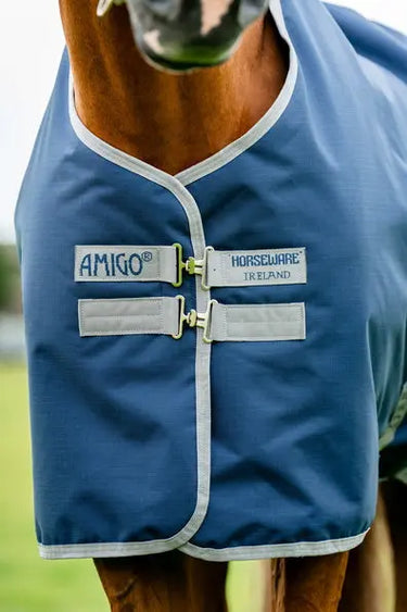 Horseware Ireland Amigo Ripstop 900D Turnout Rug 50G Navy / Titanium Grey| Online For Equine