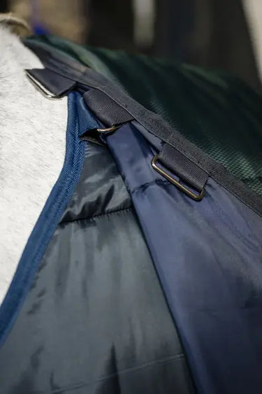 Horseware Ireland Amigo Ripstop Insulator Stable Rug 100G Dynasty Green / Navy & Silver| Online For Equine