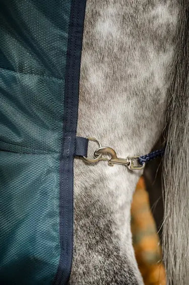 Horseware Ireland Amigo Ripstop Insulator Stable Rug 100G Dynasty Green / Navy & Silver| Online For Equine