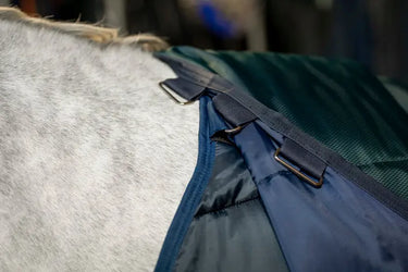 Horseware Ireland Amigo Ripstop Insulator Stable Rug 100G Dynasty Green / Navy & Silver| Online For Equine