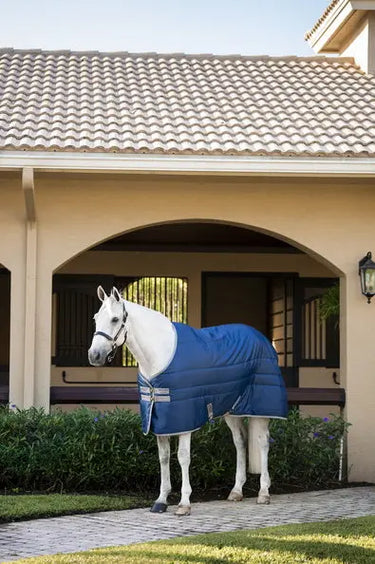 Horseware Ireland Amigo Ripstop Insulator Stable Rug 100G Navy / Titanium Grey| Online For Equine