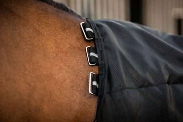 Horseware Ireland Amigo Ripstop Insulator Stable Rug 200G Black / Black & Silver| Online For Equine