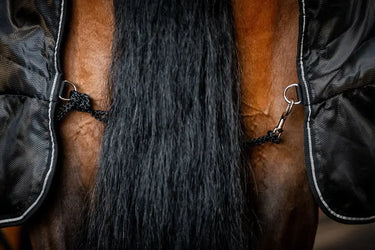 Horseware Ireland Amigo Ripstop Insulator Stable Rug 200G Black / Black & Silver| Online For Equine