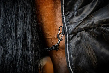 Horseware Ireland Amigo Ripstop Insulator Stable Rug 200G Black / Black & Silver| Online For Equine